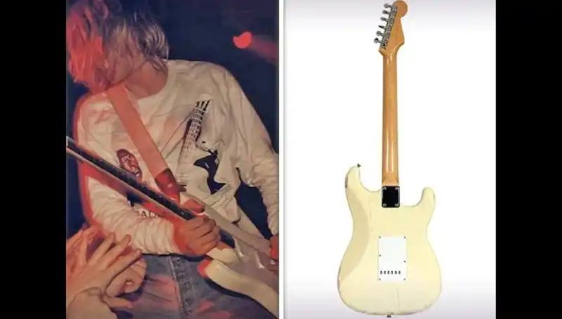 Kurt Cobain'in Efsanevi Gitarı Açık Artırmada Satışa Çıktı!