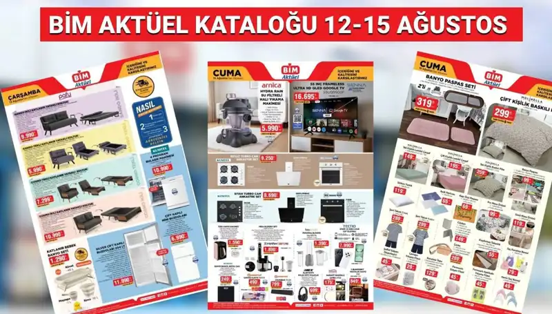 BİM 12-15 Ağustos Aktüel Kataloğu: Termos, Drone ve Daha Fazlası!