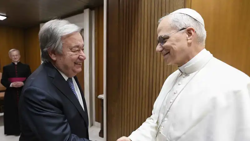 Papa Leo ve Guterres, Barış İçin Tarihi Bir Buluşma Gerçekleştirdi