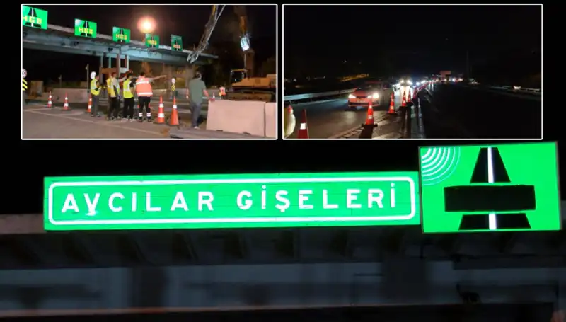 İstanbul Trafiğinin Gözdesi Avcılar Gişeleri Çift Yönlü Kapatıldı!