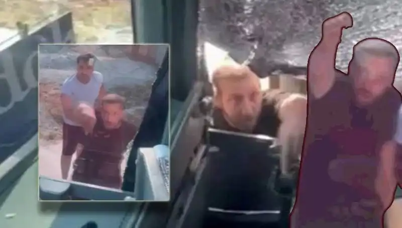 Turistleri Taşıyan Otobüse Taşlı Saldırı: Kan Donduran Anlar