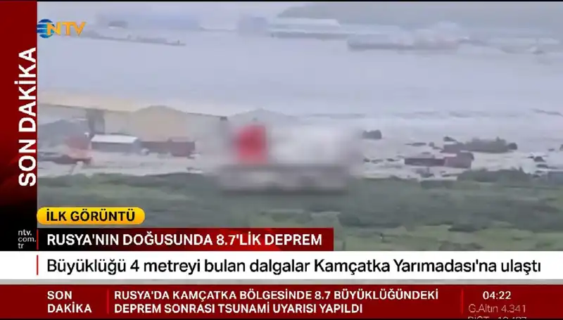 Kamçatka Kıyılarında İlk Tsunami Dalgaları: Bilim Dünyası NE Olacağını Tartışıyor