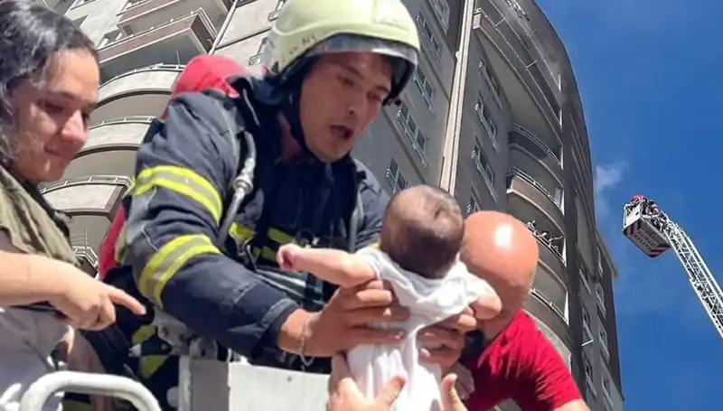 Kayseri'de 14 Katlı Binada Korkutan Yangın: Olay Anı ve Sonrasındaki Gelişmeler