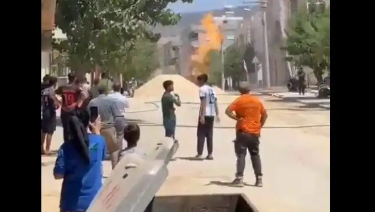 Kilis'te Doğalgaz Borusu Patladı: Panik ve Soru İşaretleri!