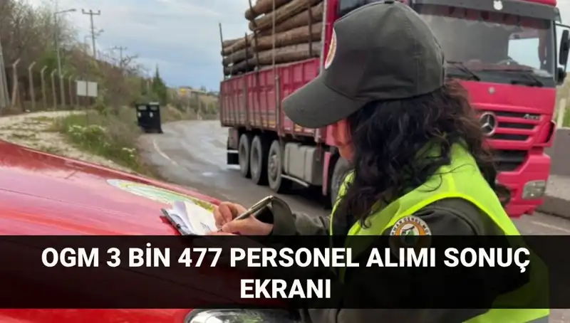 Orman Genel Müdürlüğü 2025 Personel Alımı Sonuçları Belli Oldu mu?