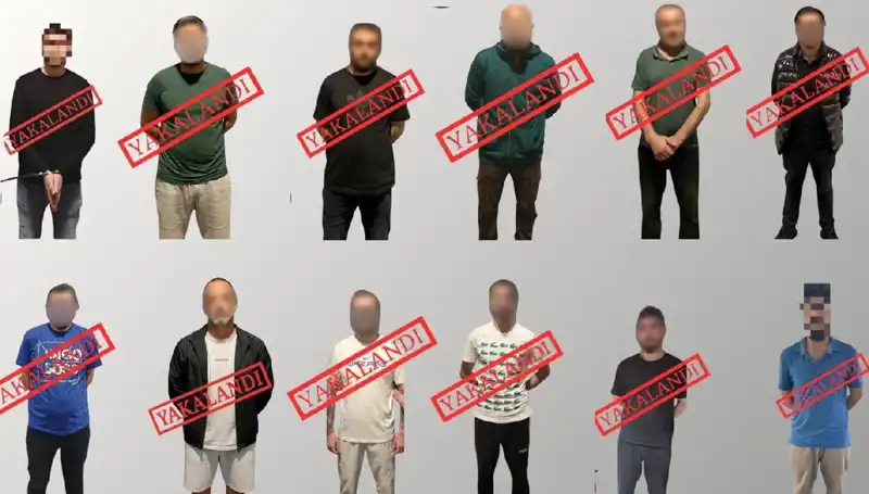 Türkiye Genelinde Kırmızı Bültenle Aranan 12 Kişi Yakalandı