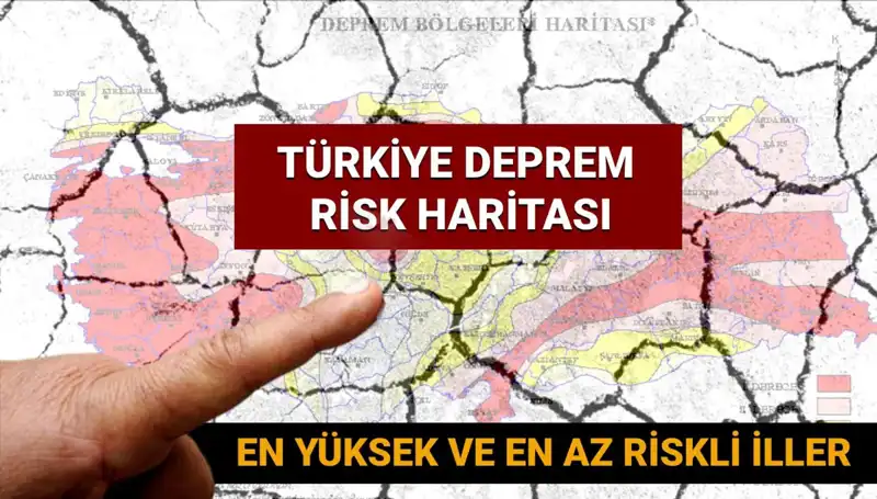 Türkiye Deprem Riski Haritası 2025: Türkiye’nin En Riskli ve Güvenli İlleri