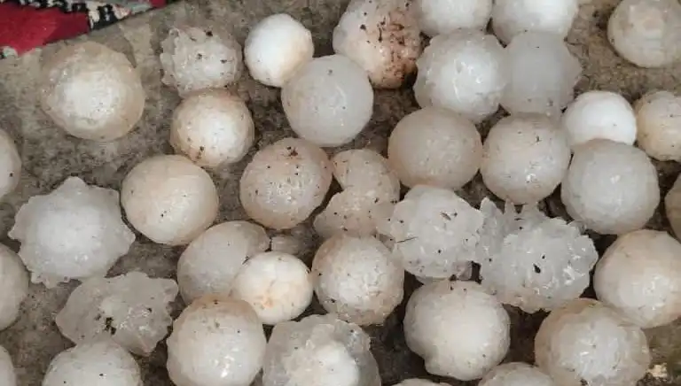 Şanlıurfa'da Kar Topu Büyüklüğünde Dolu Yağışı Yaşandı!
